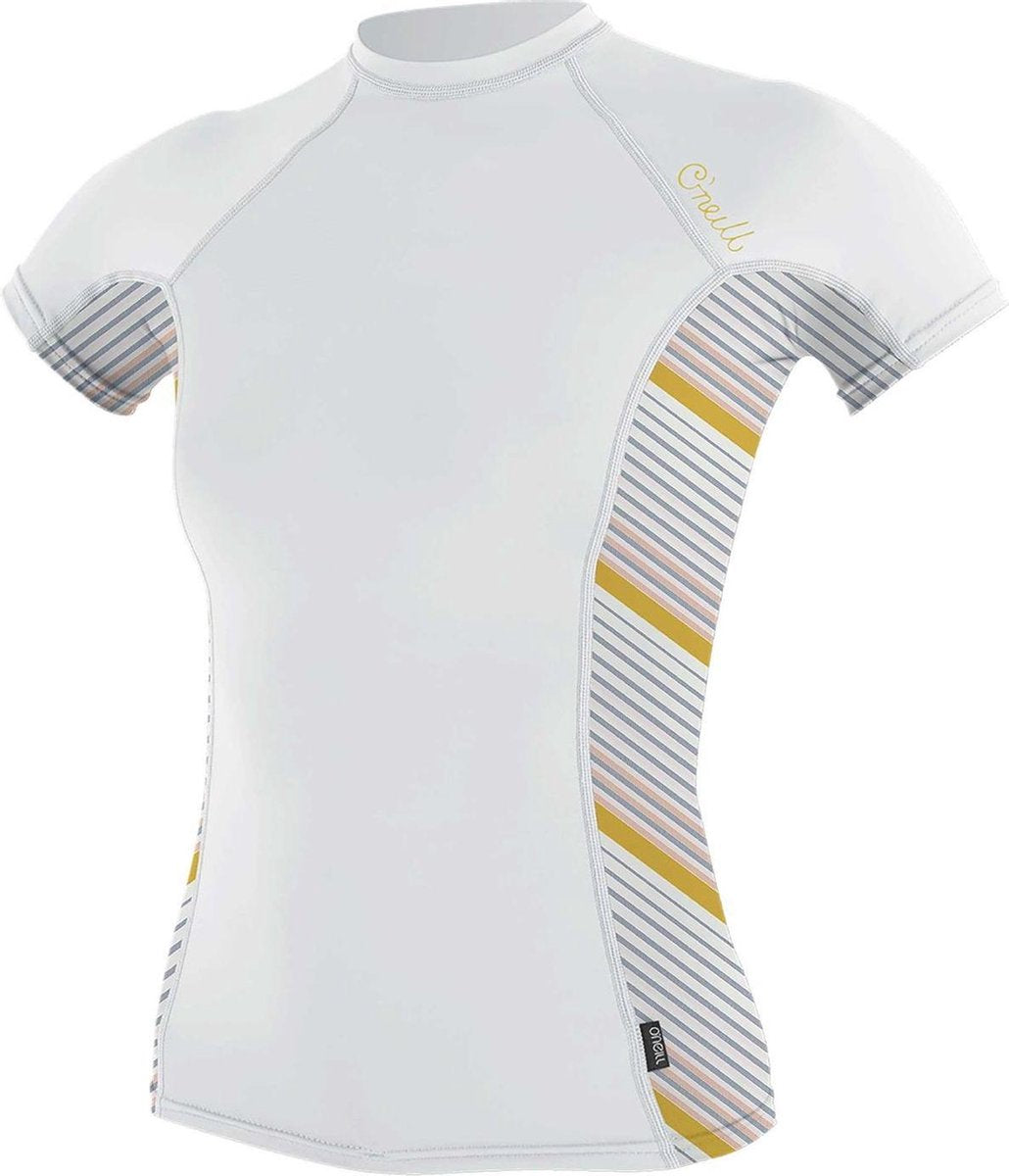 O'Neill - UV-shirt voor dames met korte mouwen - Rash Guard - Wit - maat L