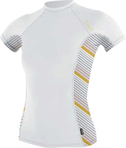 O'Neill - UV-shirt voor dames met korte mouwen - Rash Guard - Wit - maat L