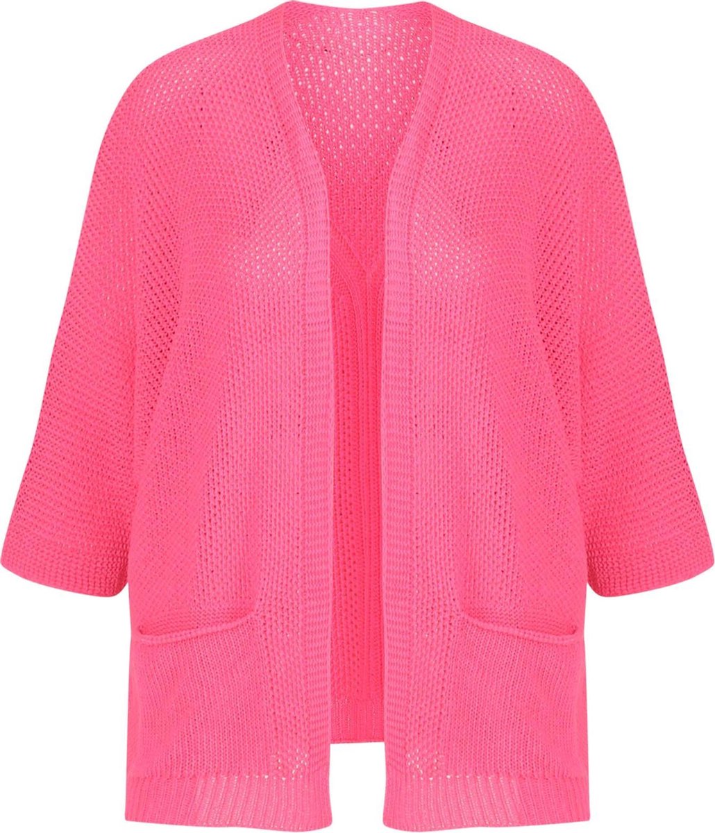 Korte cardigan in tricot