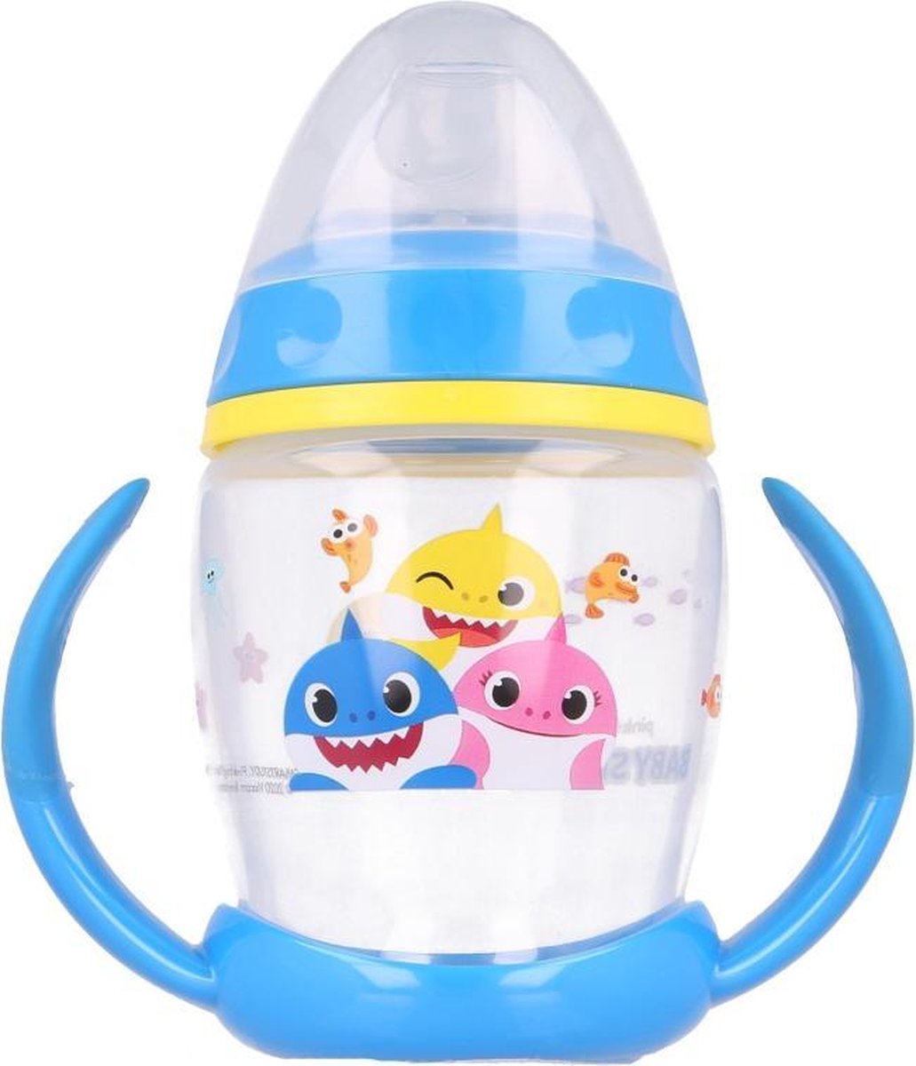 Babybeker - Tuitbeker - Babyshark - Drinkbeker - Oefenbeker - Antilek beker - RS Groothandel