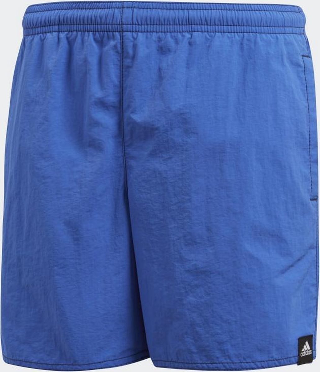 adidas Yb Solid Sh Sl Heren Zwembroek - Hi-Res Blue S18 - Maat 116