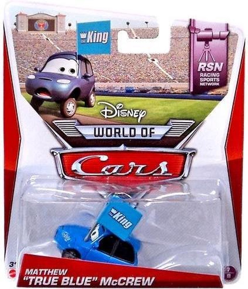 Disney Cars auto Matthew "True Blue Mc Crew" - voertuig 5 cm schaal 1:55