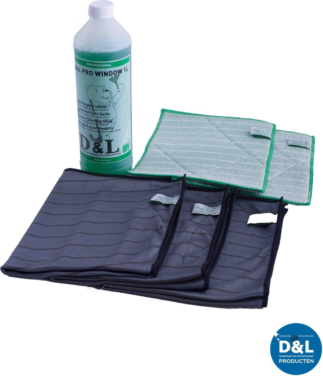 Bamboe Glasdoeken Microvezel Promo Doek Set