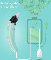 Elektrische Baby Neusreiniger -Baby Neuszuiger - Baby- Voor Pas Geboren Baby/Peuter - Snoetenpoetser - 0-12 Maanden/0-6 Jaar - Baby Snotzuiger - Veilig & Hygiënisch - Babyverzorging - Neus Cleaner - Baby Aspirator - Turquoise - Mangry
