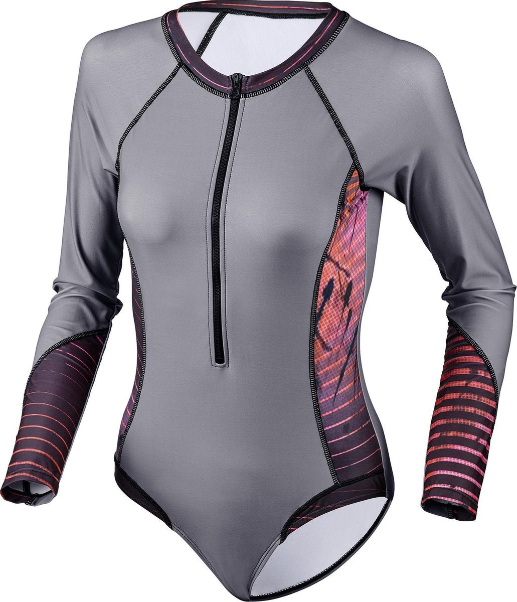 Beco Badsuit Beactive Dames Polyamide/elastaan Grijs Maat 44