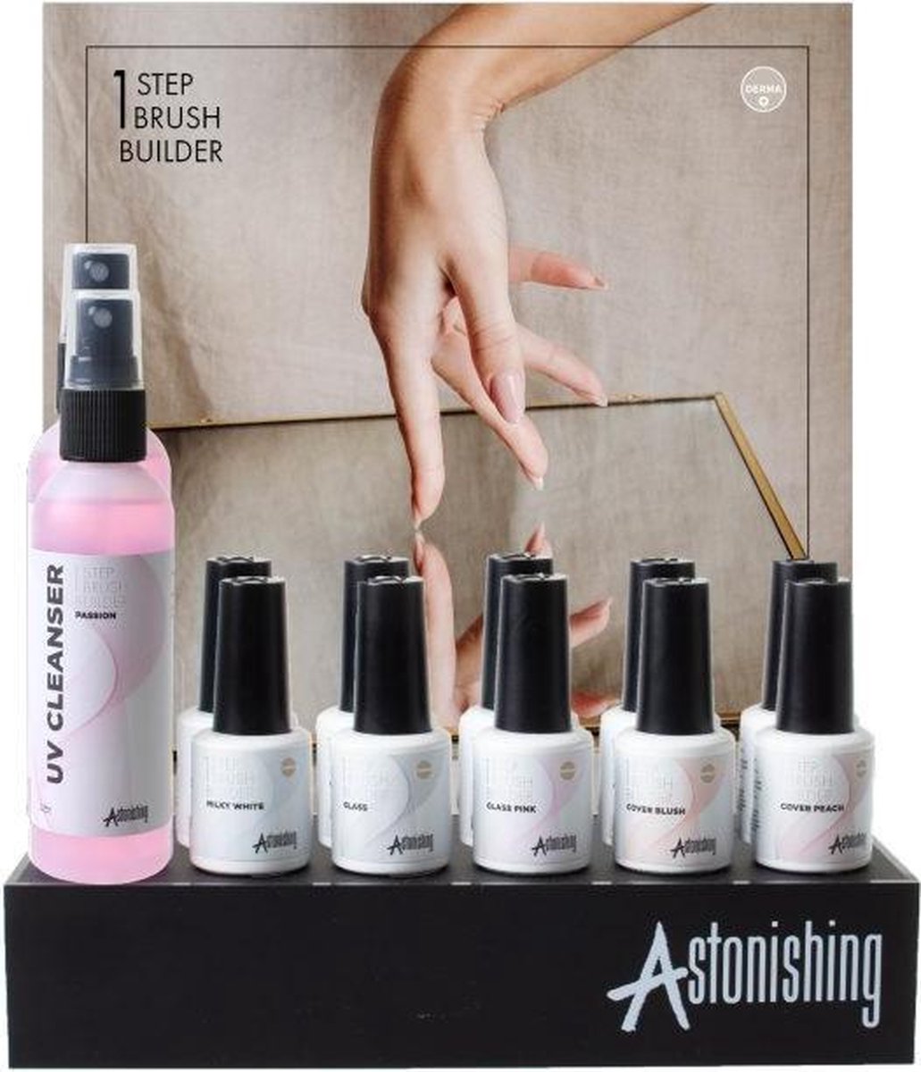Astonishing Display 1 Step Brush Builder 12pcs