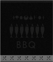 DDDDD Foodbar - Keukendoek - 50x55 cm - Set van 6 - Black