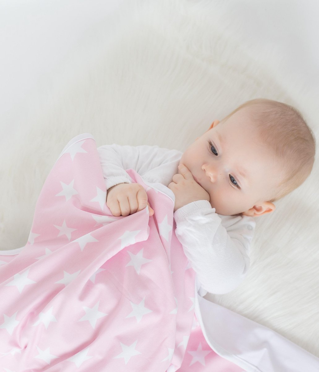 Maxi Cosi deken - Ster Lichtroze - 75x90cm