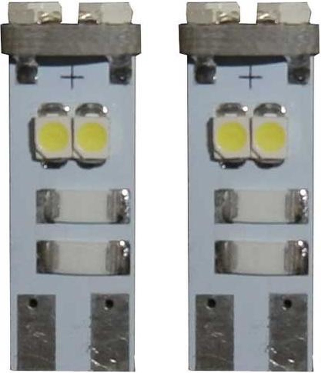 8 SMD Canbus LED Binnenverlichting W5W T10 - Wit