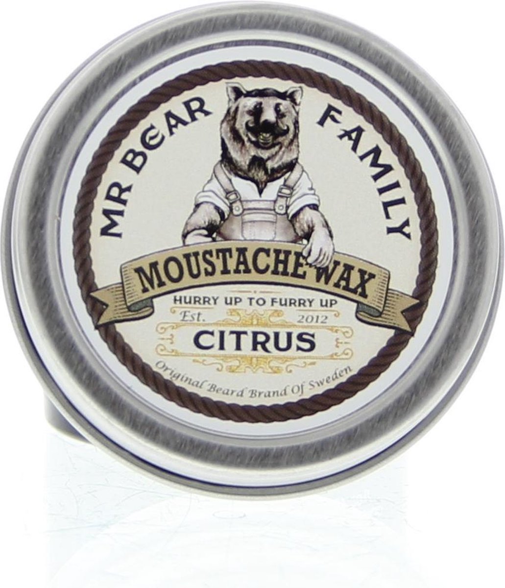 Mr. Bear Family - Moustache Wax For Citrus Mustache