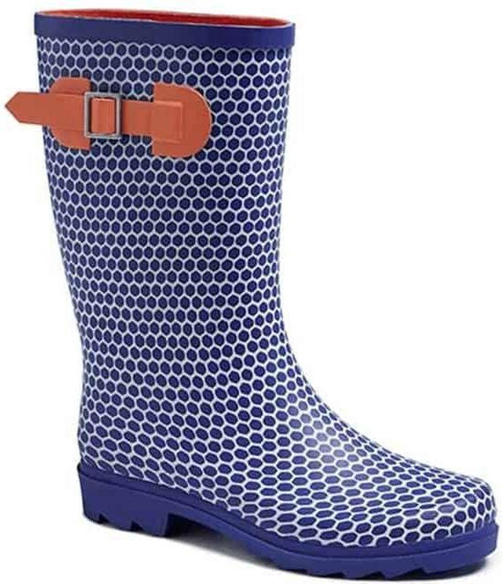 Dameslaars met gesp blauw - blauw - 36