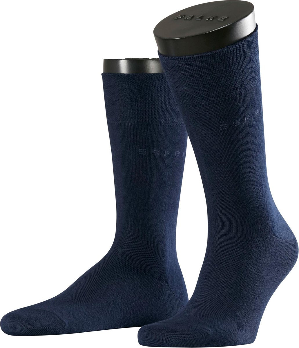 Esprit Basic Easy 2-PACK Sokken Heren 17874 - Blauw 6120 marine Heren - 47-50