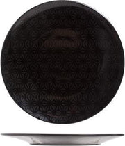 SPIDER BLACK DINNER PLATE D27CM