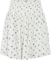 Pcthea Hw Smock Skirt 17114014 Cloud Dancer/small Flow