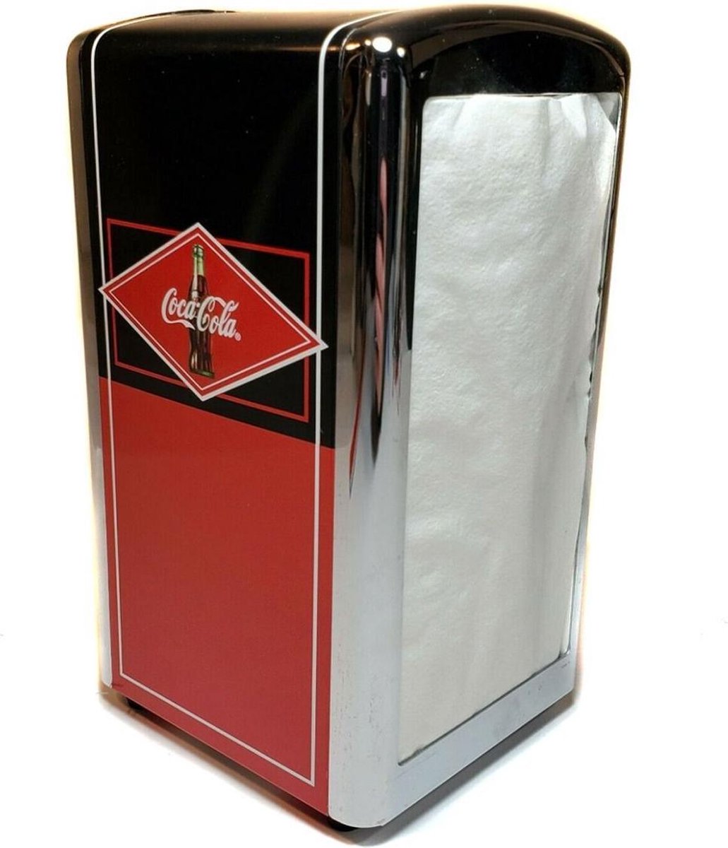 Coca-Cola Servethouder - Zwart/Rood Shiny Look