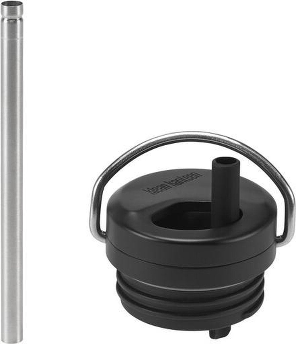 Klean Kanteen Twist Cap met rietje for TKWide - zwart