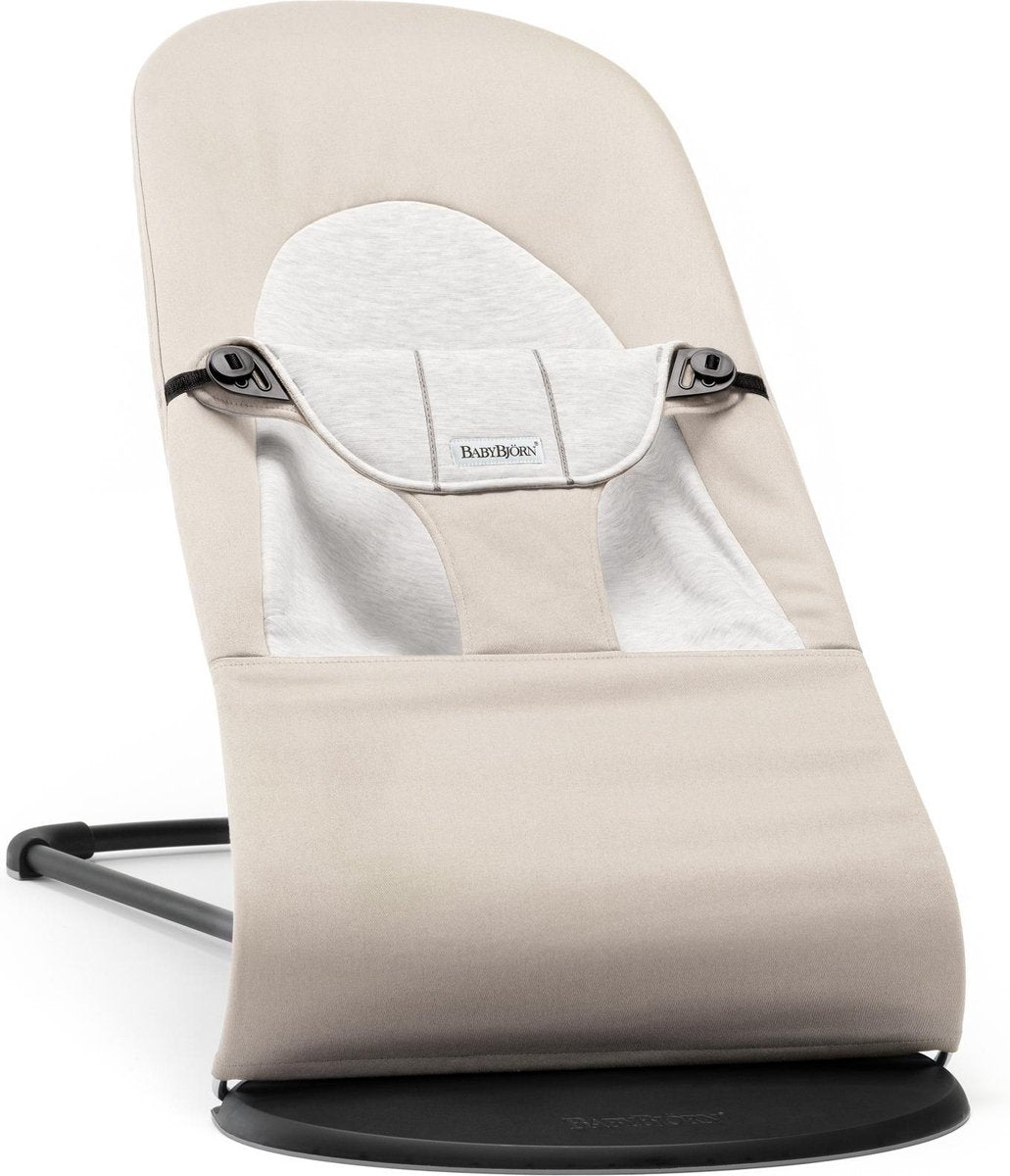 BABYBJÖRN Wipstoel Balance Soft -  Beige-Grijs Cotton-Jersey