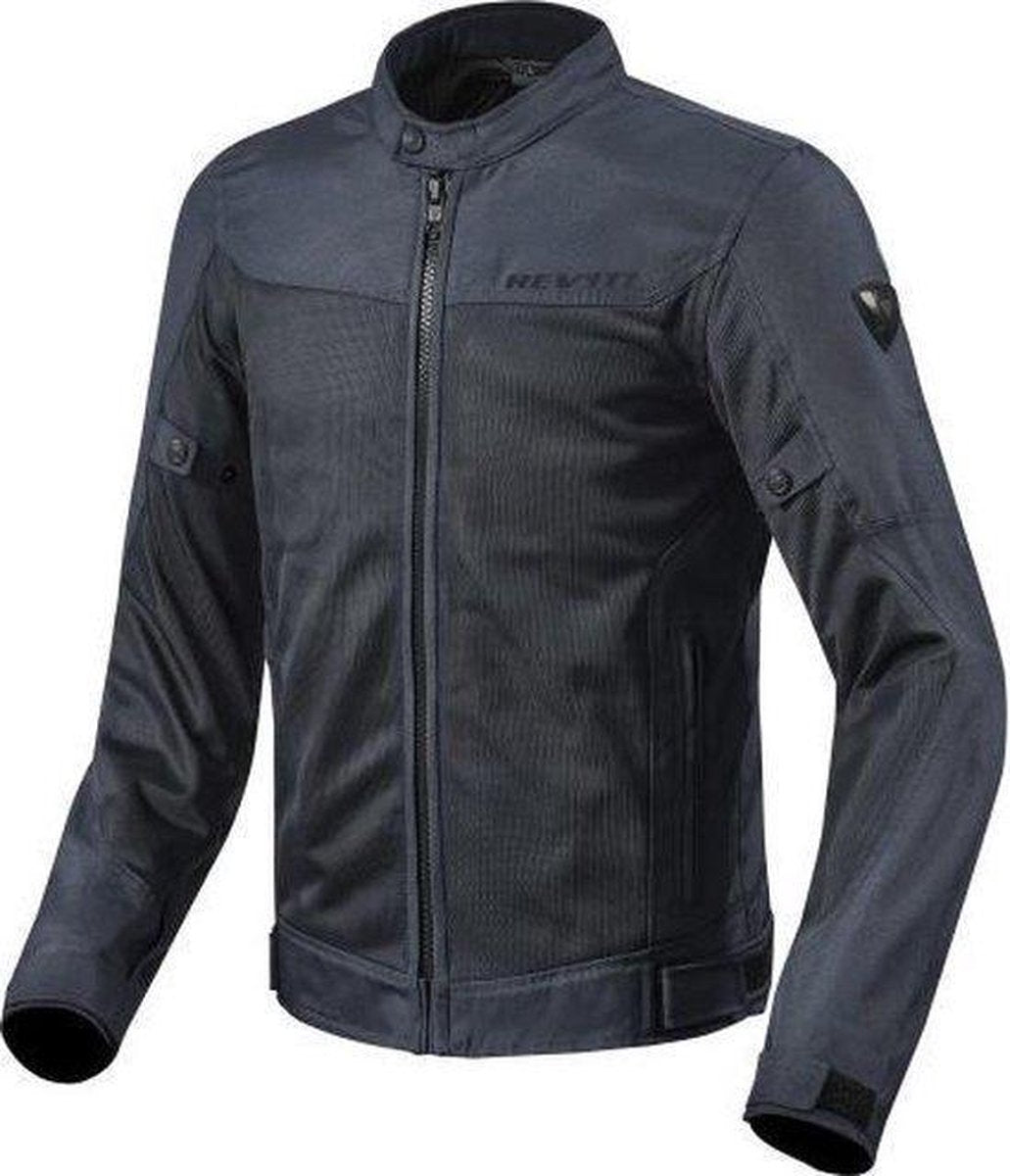 REV'IT! Eclipse Dark Blue Textile Motorcycle Jacket XS