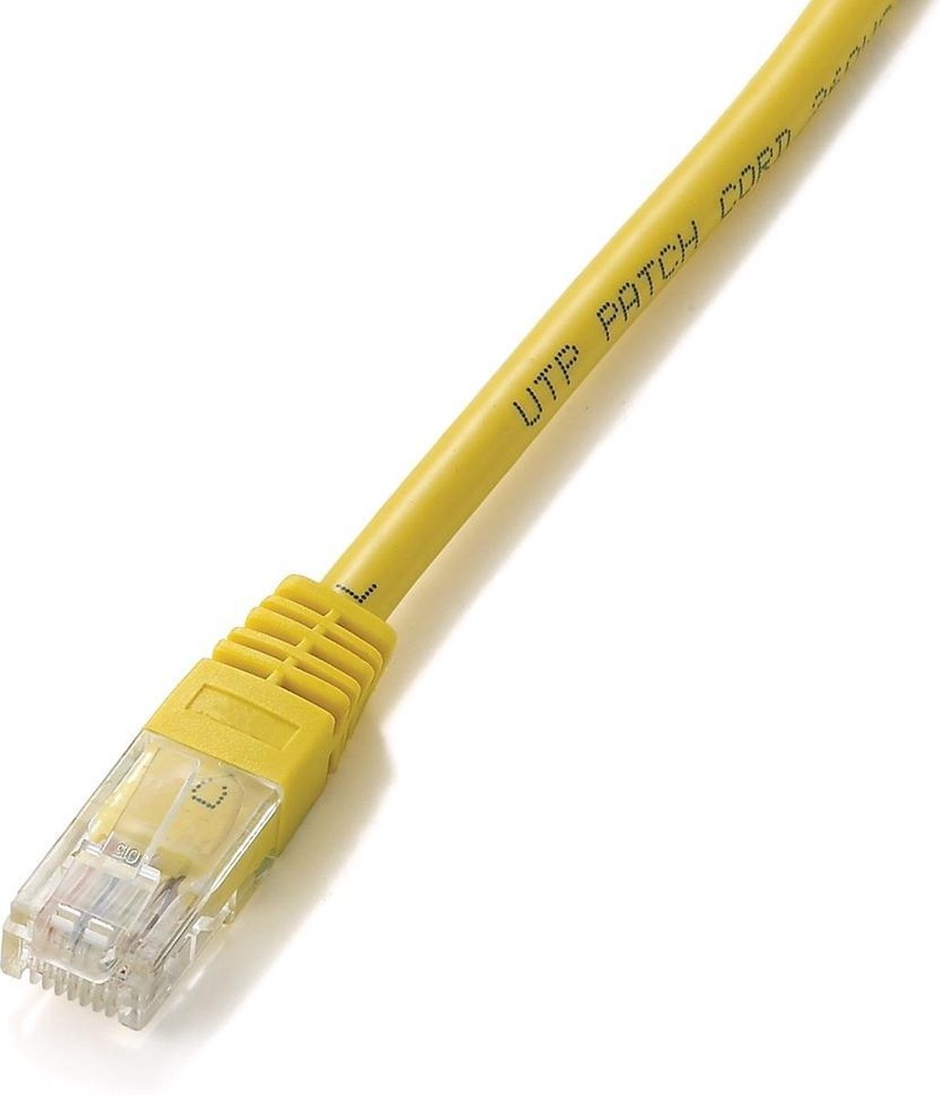 Equip Cat.5e U/UTP 15m netwerkkabel Cat5e U/UTP (UTP) Geel