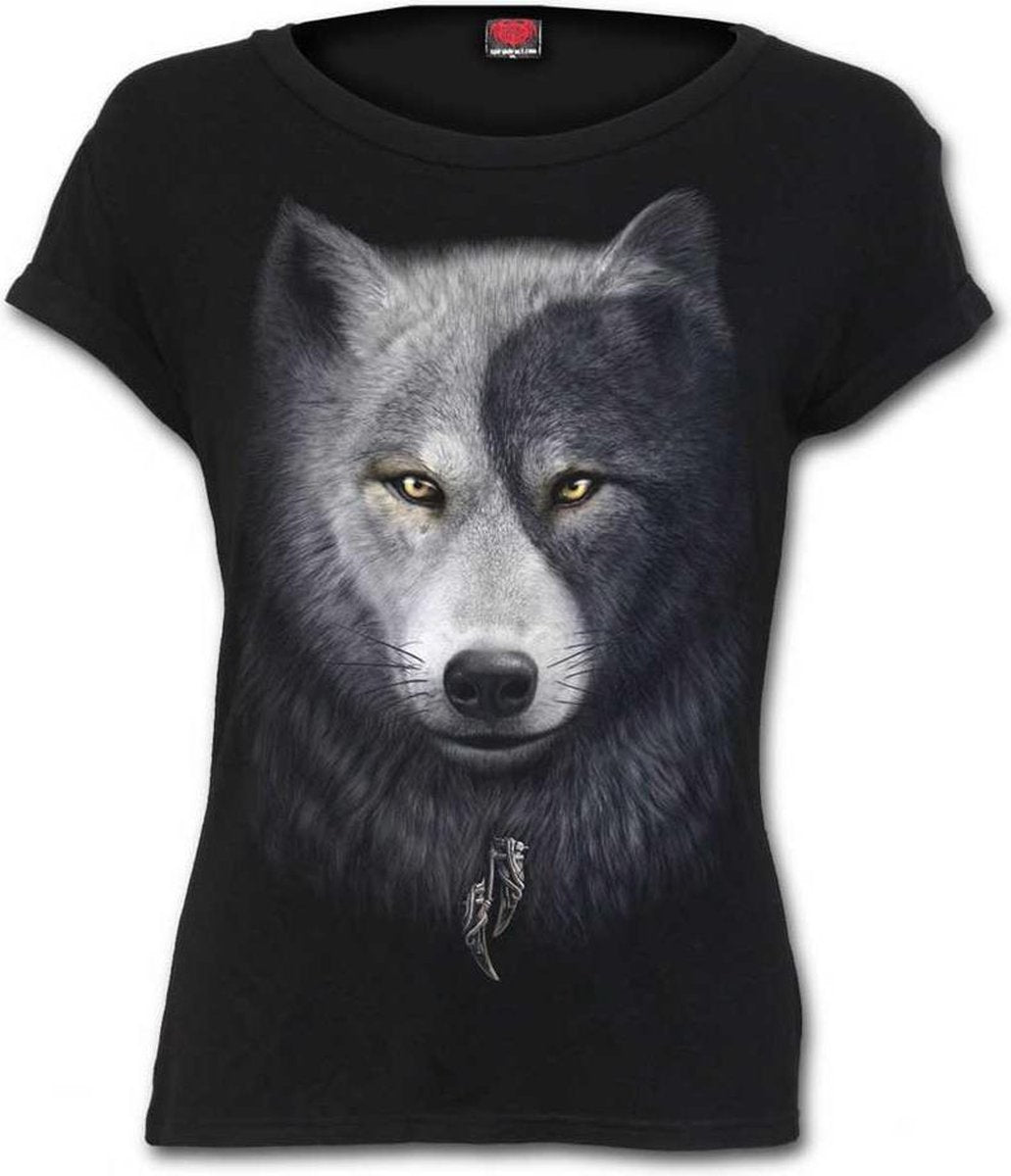 Spiral Top -XXL- WOLF CHI Zwart