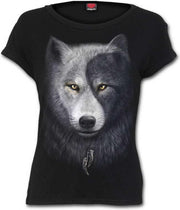 Spiral Top -XXL- WOLF CHI Zwart