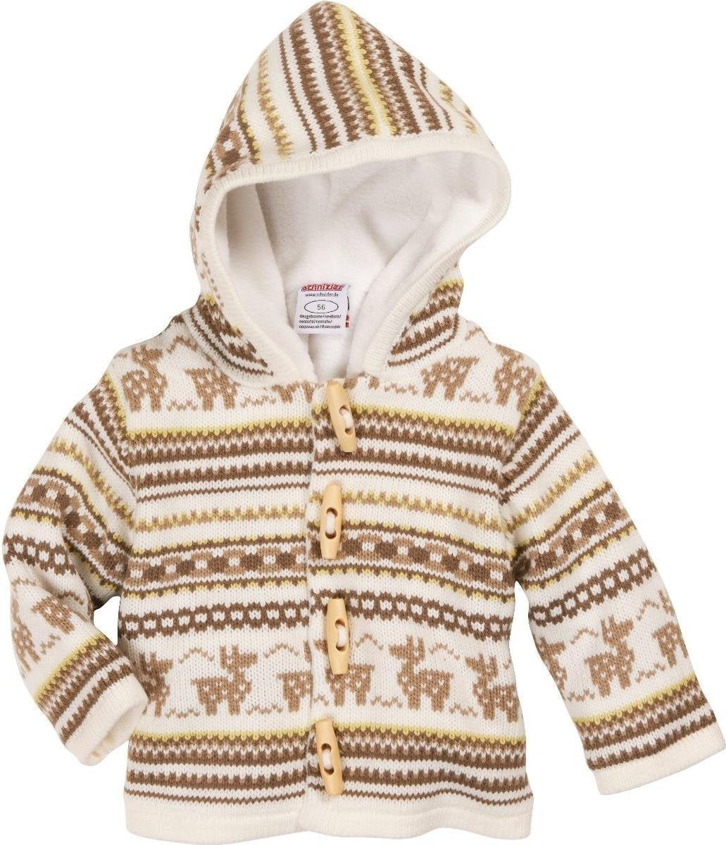 Playshoes Gebreide Jas Hert Met Capuchon Junior Maat 68
