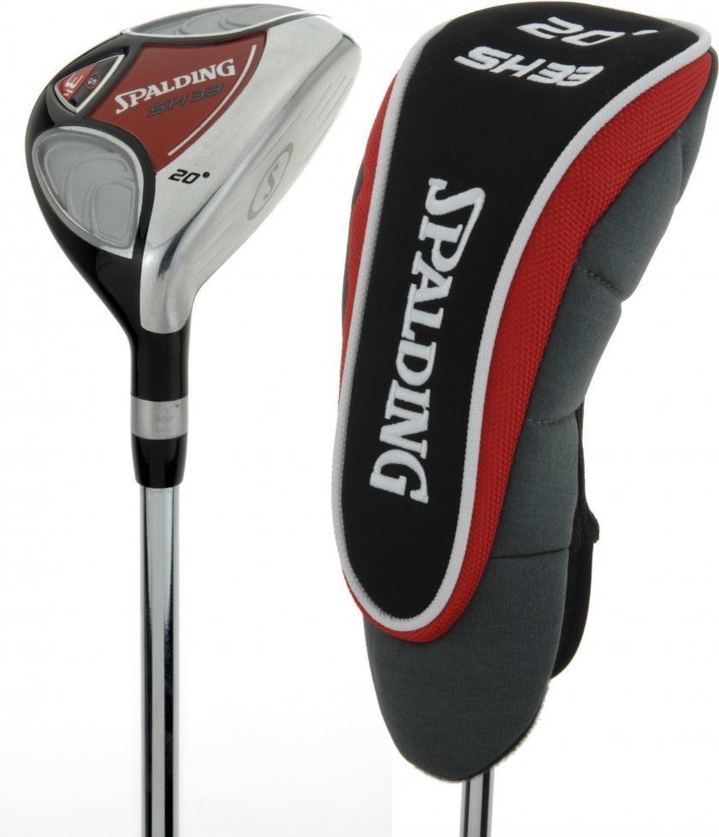 Spalding SH33 Hybrid Golf Club - 20 Graden - Heren - Rechtshandig - Rood