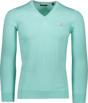 Gant Trui Blauw Normaal - Maat XL - Heren - Lente/Zomer Collectie - Katoen;Polyester