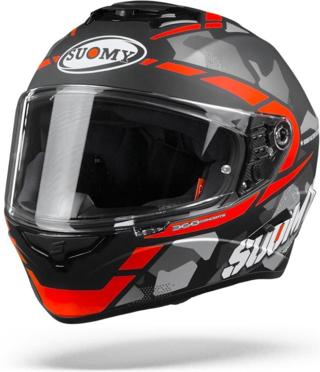 Suomy Stellar Race Squad Matt Red  S