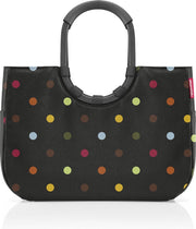 Reisenthel Loopshopper L Shopper Shopper - 25L - Frame Dots Zwart