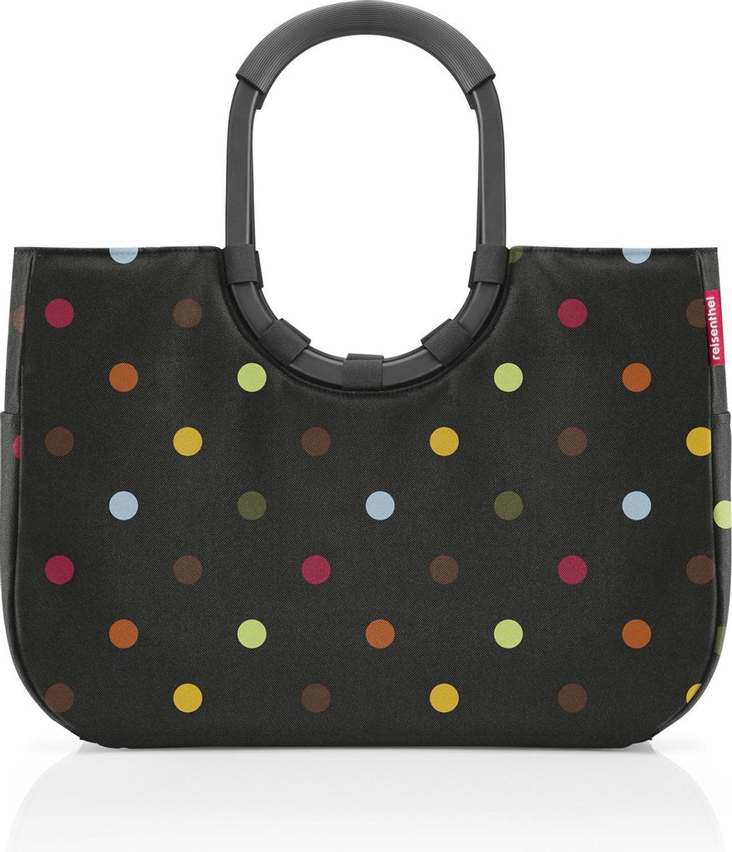 Reisenthel Loopshopper L Shopper Shopper - 25L - Frame Dots Zwart