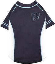 Croci t-shirt hond surfing zwart / wit / lichtblauw 30 cm