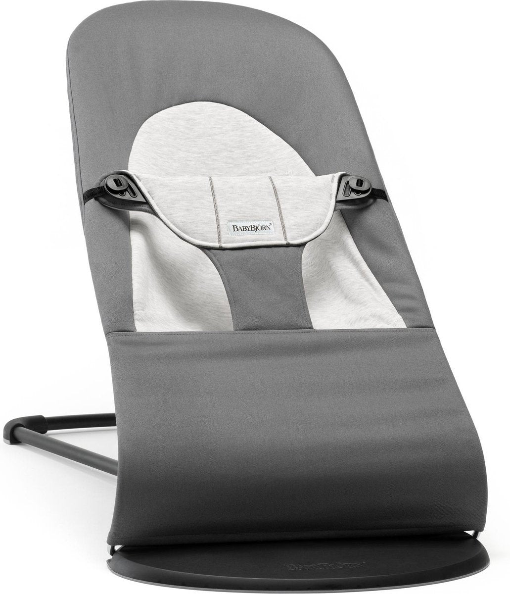 BABYBJÖRN Wipstoel Balance Soft -  Donkergrijs-Grijs Cotton-Jersey