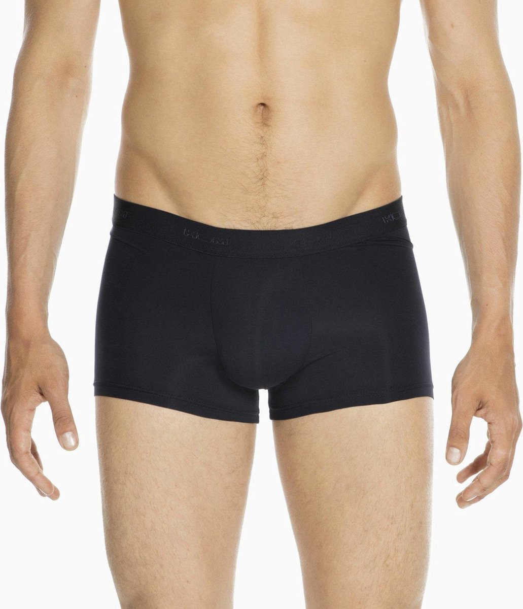 HOM PLUMES Lange Boxershorts Navy Polyamide En Elastaan - S