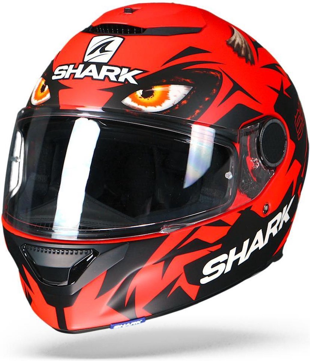 Shark Spartan 1.2 Lorenzo Austrian Rkr Mat Rood Zwart Rood Integraalhelm - Motorhelm - Maat L