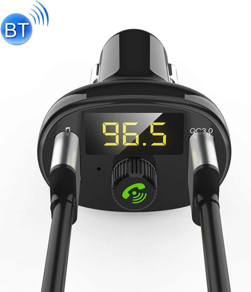 BT23 draadloze auto FM-zender QC 3.0 Snel opladen