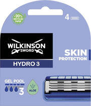 Wilkinson Men Hydro 3 Skin Protection Navulmesjes 4 stuks