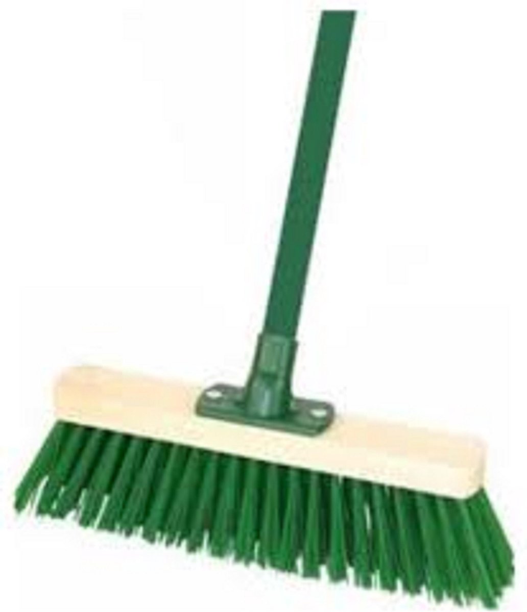 Straatveger pvc groen 30 cm