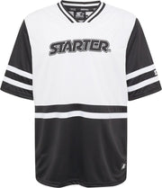 Starter Heren Tshirt -S- Sport Jersey Zwart/Wit
