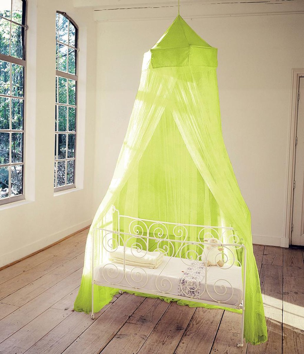 Klamboe - Miguelito muggennet - Lime - One size