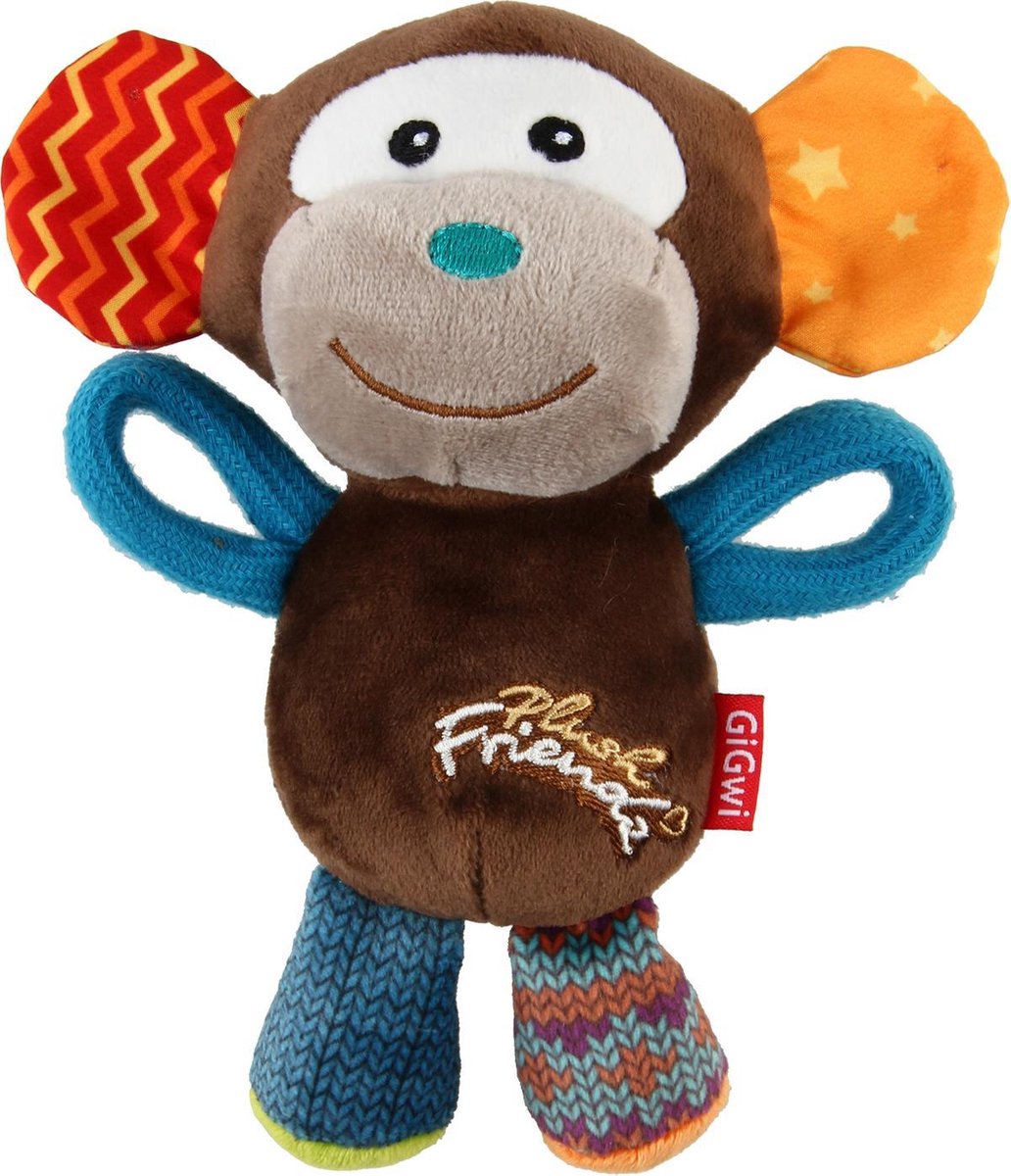 GiGwi Hondenspeelgoed GIG PLUSH FRIENDZ Aap 16 cm