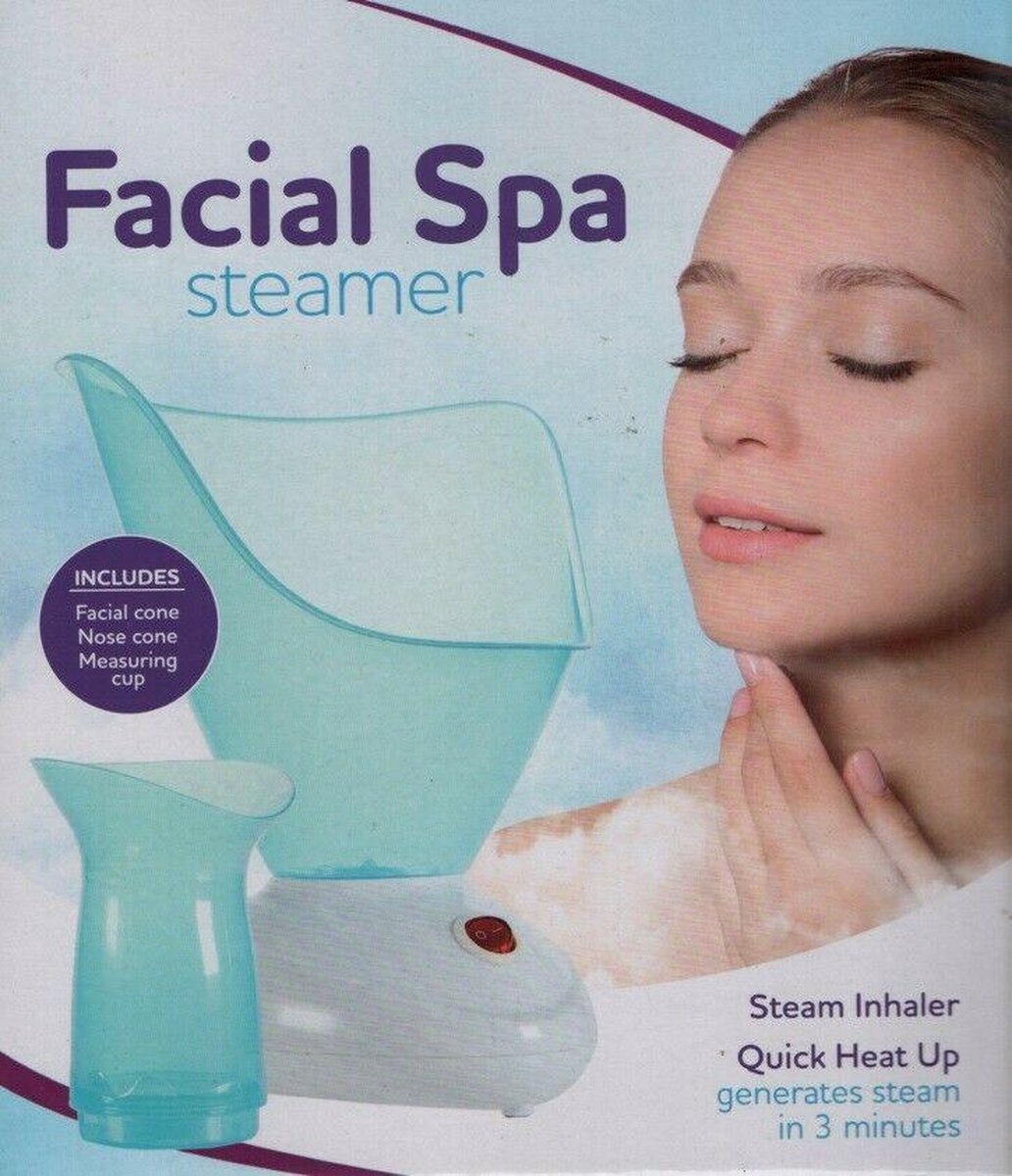 2 IN 1 GEZICHTSSAUNA - AROMATHERAPIE - ELEKTRISCH - REVITALISERENDE STOOM