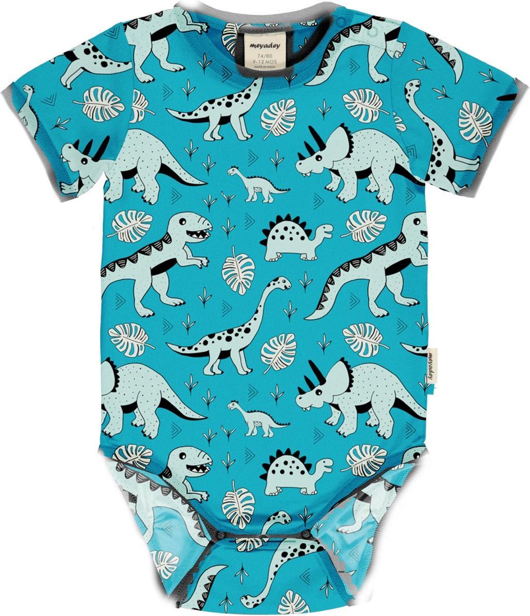 Meyadey Romper SS Dino Forest Maat 62/68