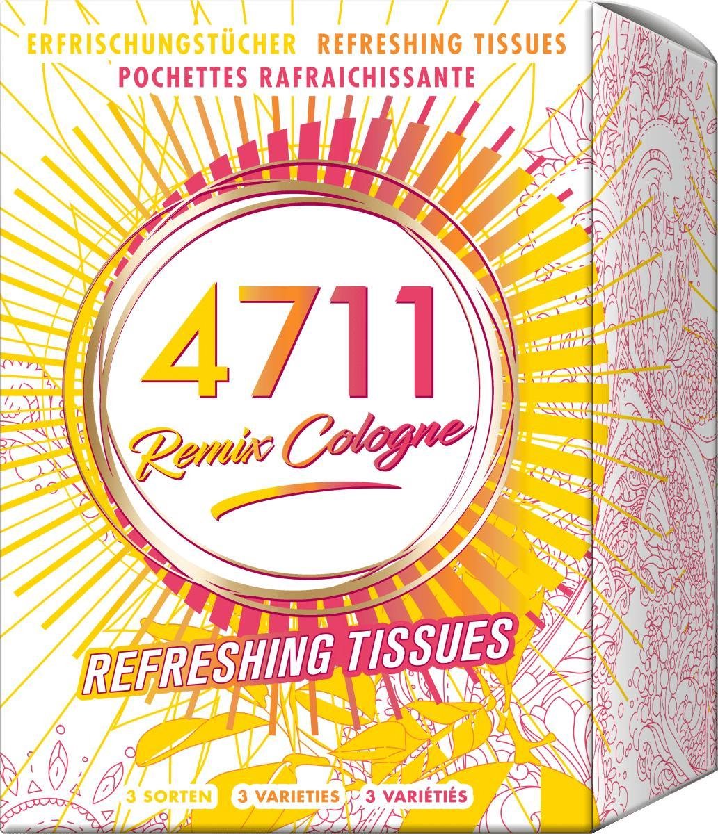 4711 Remix Cologne verfrissende tissues 3 mix
