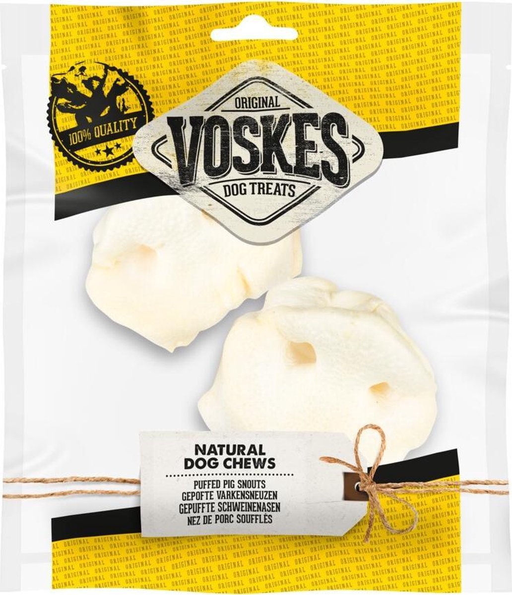 12x Voskes Varkensneus Gepoft 2 stuks