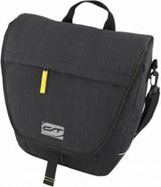 Contec Neo Single Enkele Fietstas Pakaftas - 12.5L - Zwart / Geel -  Waterafstotend Polyester