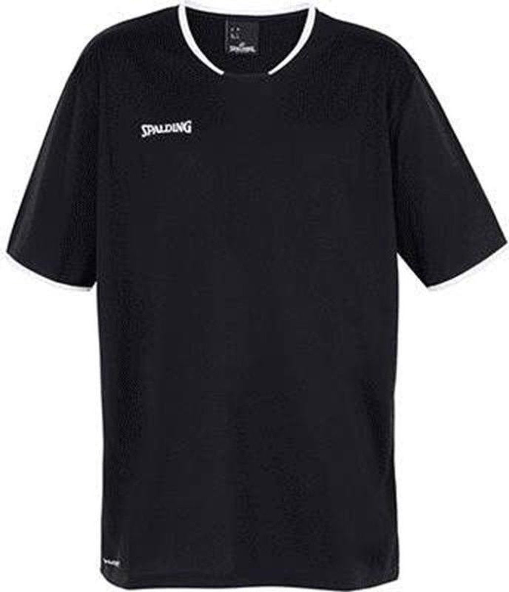 Spalding Move Shooting Shirt - Zwart / Wit | Maat: M