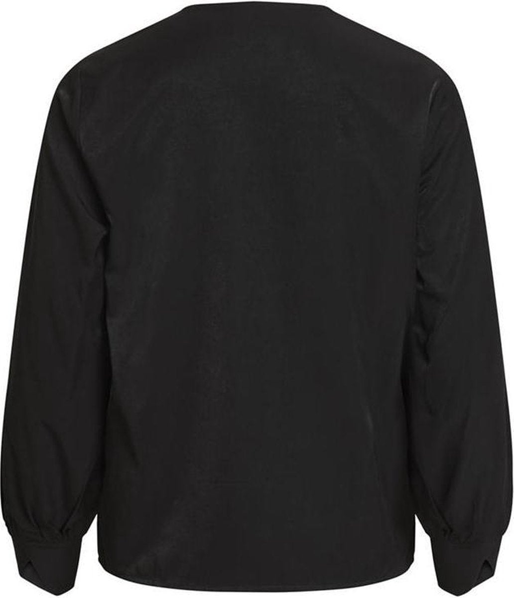 Objeileen L/s V-neck Top Noos 23032114 Black