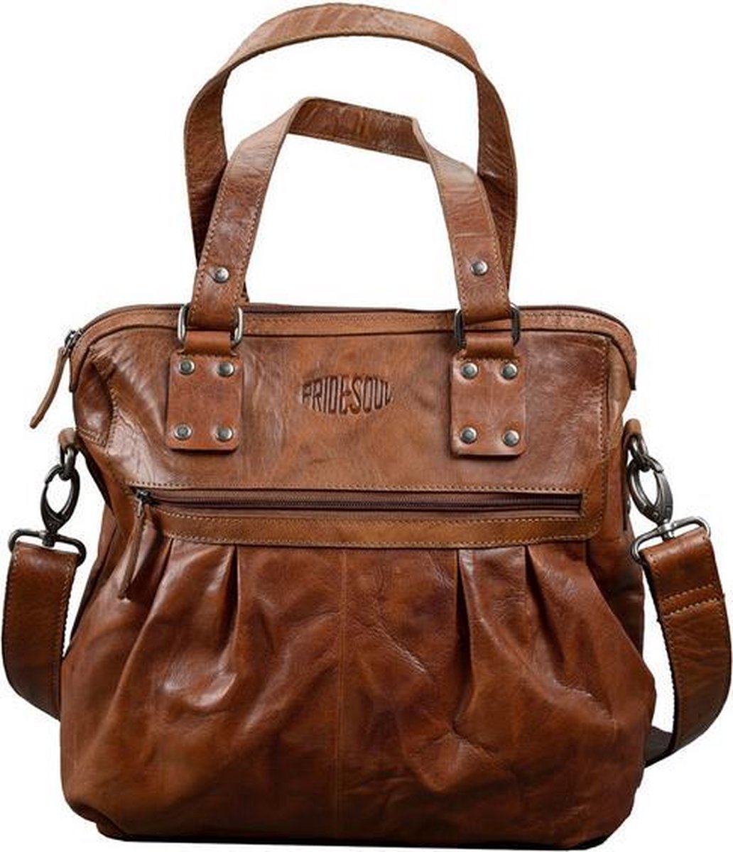 Juscha JU-47605 Damestas Pride And Soul Holly. Cognac Leer.