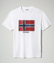Napapijri T-shirt Ronde Hals Sirol Wit (NP0A4F9R - 0021)